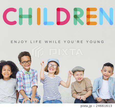 Children Enjoy Life Young Age Concept Children Enjoy Life Young Age Concept 24661613