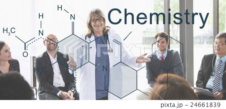 Chemistry Science Experiment Formula Concept 24661839