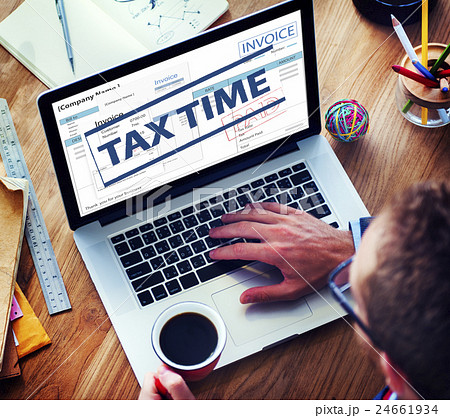 Payment Received Taxation Tax Time Concept Payment Received Taxation Tax Time Concept 24661934