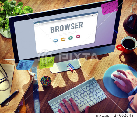 Browser Content Functionality Information Internet Concept Browser Content Functionality Information Internet Concept 24662048