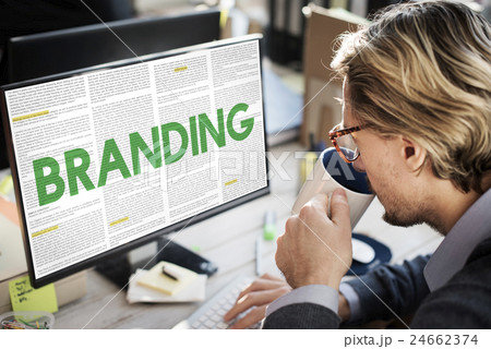 Branding Advertising Marketing Profile Label Concept Branding Advertising Marketing Profile Label Concept 24662374