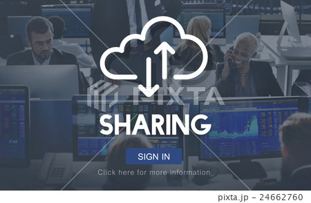 Sharing Social Media Networking Exchange Concept Sharing Social Media Networking Exchange Concept 24662760