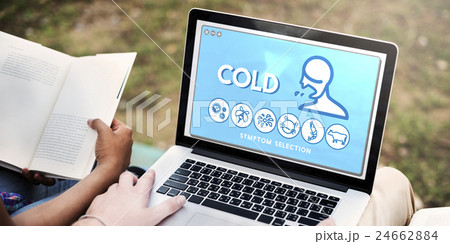 Cold Allergy Disorder Sickness Healthcare Concept Cold Allergy Disorder Sickness Healthcare Concept 24662884