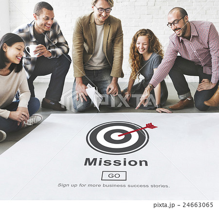 Mission Objective Goals Target Vision Strategy Concept 24663065