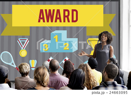 Award Ceremony Certification Challenge Win Concept Award Ceremony Certification Challenge Win Concept 24663095