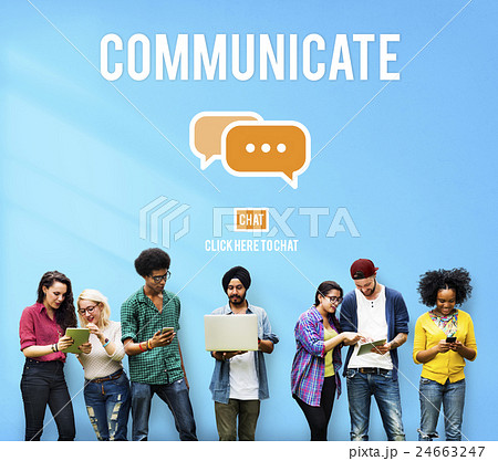 Communication Online Connection Chat Social Media Concept 24663247