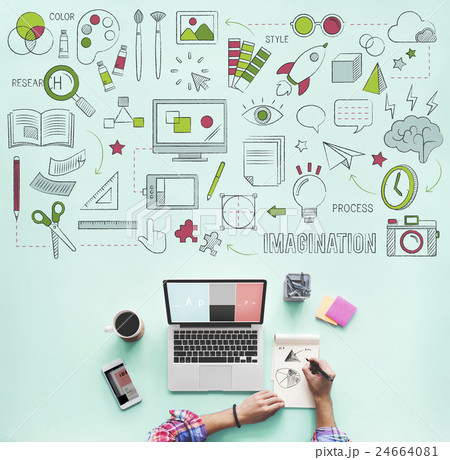 Imagination Inspiration Ideas Creativity Design Concept 24664081