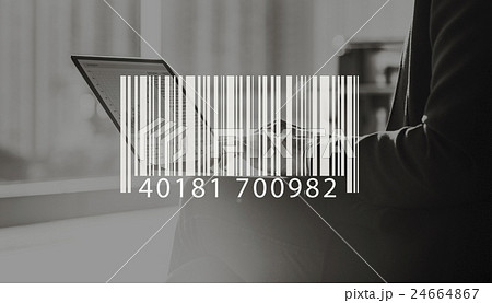 Barcode Mark Sign Market Item Concept 24664867