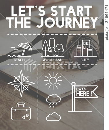 Location Mapping Journey Navigation Concept 24665471