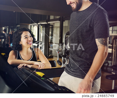 Fitness Gym Hobby Healthy Assistance Active Concept 24665749