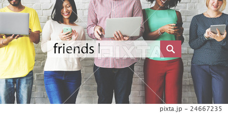 Friends Forever Community Partnership Unity Concept Friends Forever Community Partnership Unity Concept 24667235