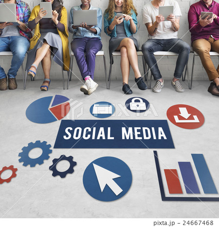 Social Media Network Internet Connection Concept 24667468