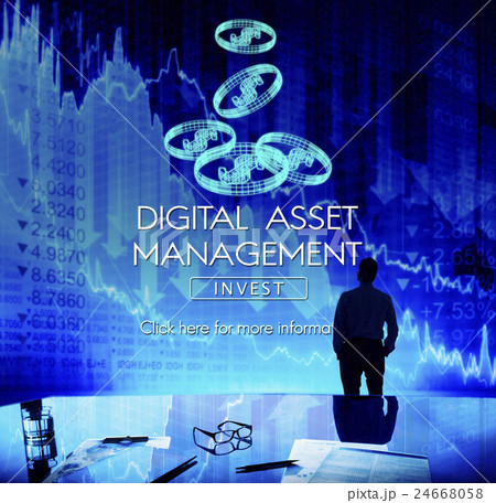 Digital Asset Management Data Information Concept Digital Asset Management Data Information Concept 24668058