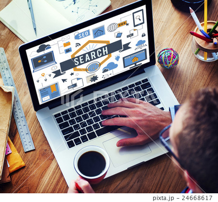 Search SEO Media Internet Connection Concept Search SEO Media Internet Connection Concept 24668617
