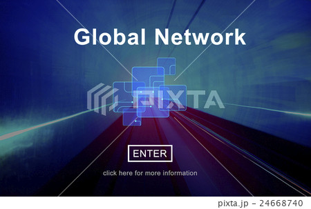 Global Network Connection Social Network Technology Internet Concept 24668740