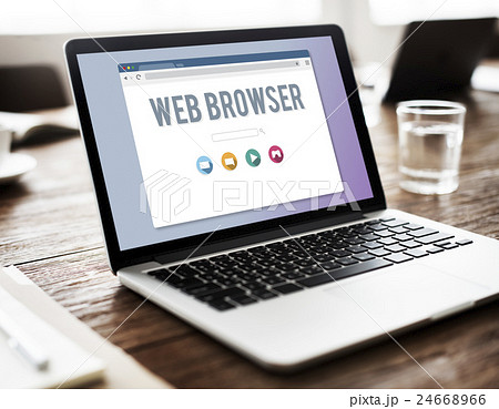 Generic Web Browser Online Page Concept 24668966