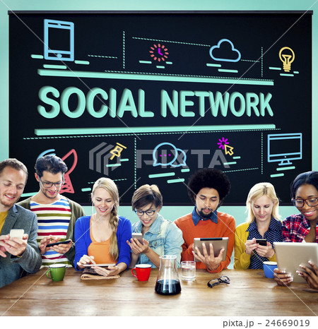 Social Network Chat Communication Discussion Concept 24669019