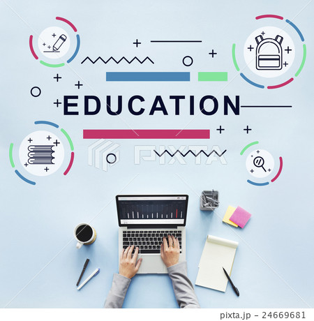 Education Learning Students Development People Graphic Concept 24669681