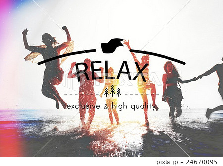 Relax Relaxation Rest Chill Peace Vacation Life Concept Relax Relaxation Rest Chill Peace Vacation Life Concept 24670095