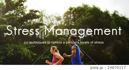 Stress Management Keep Calm Relaxation Calmness Concept 24670157