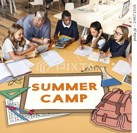 Summer Beach Holiday Vacation Summertime Concept Summer Beach Holiday Vacation Summertime Concept 24671016