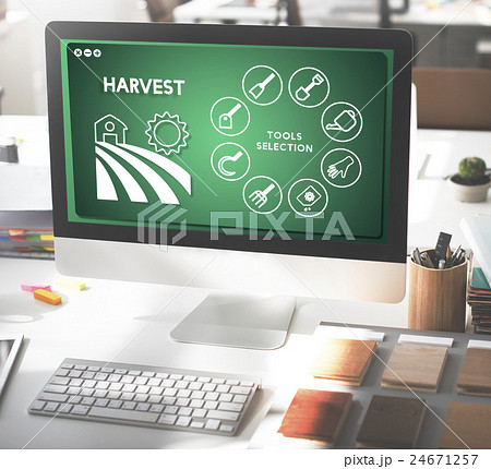 Agriculture Harvest Agronomy Cultivation Production Concept Agriculture Harvest Agronomy Cultivation Production Concept 24671257
