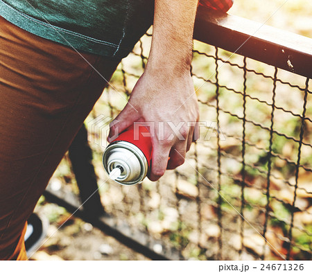 Graffiti Street Art Culture Spray Abstract Concept 24671326