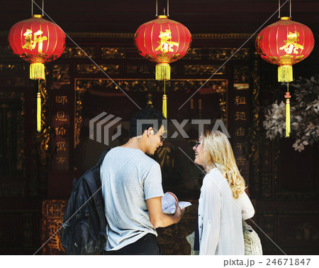 Young Touristic Couple Vacation Concept 24671847