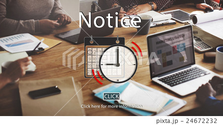 Notice Appointment List Organizer Plan Reminder Concept 24672232