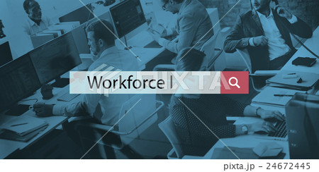 Manpower Workforce Human Resources Occupation Employment Concept 24672445