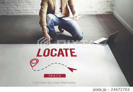 Navigation GPS City Locator Explore Concept 24672703