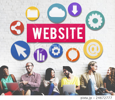 Website Internet Networking Social Browser Data Concept 24672777