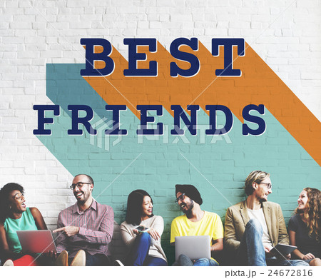 Best Friends Relationship Together Connection Fellowship Concept 24672816