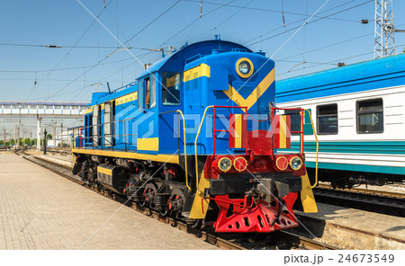 Soviet-made shunter diesel locomotive 24673549