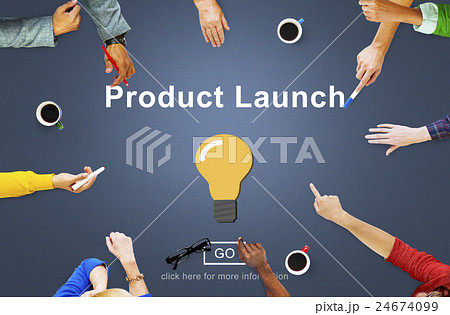 New Product Launch Marketing Commercial Innovation Concept 24674099
