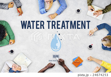 Water Treatment Clean Removal Sawage Sludge Concept 24674253