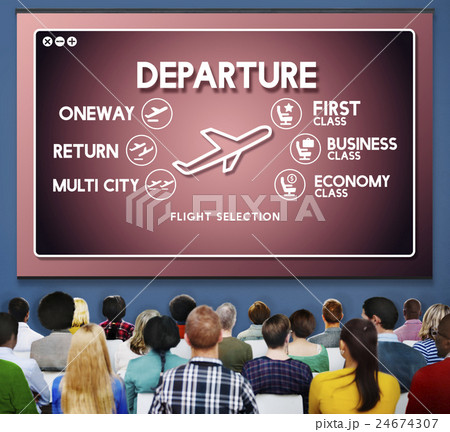 Flight Information Selection Tourism Transport Concept 24674307