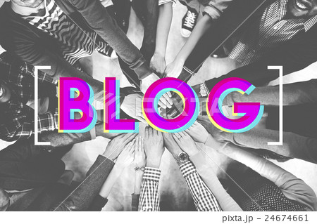 Blog Social Media Technology Online Concept 24674661