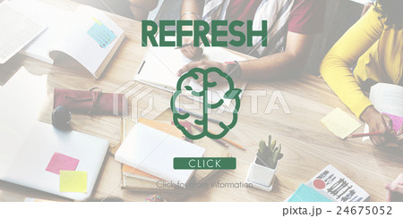 Creative Thinking Big Ideas Refresh Concept 24675052