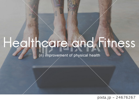 Healthcare And Fitness Outdoors People Graphic Concept Healthcare And Fitness Outdoors People Graphic Concept 24676267
