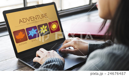 Adventure Exploration Journey Lifestyle Wanderlust Concept 24676487