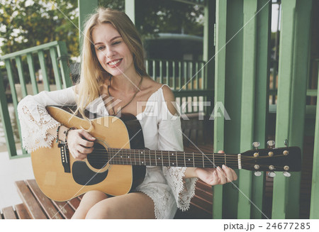 Guitar Music Musician Song Lifestyle Concept Guitar Music Musician Song Lifestyle Concept 24677285