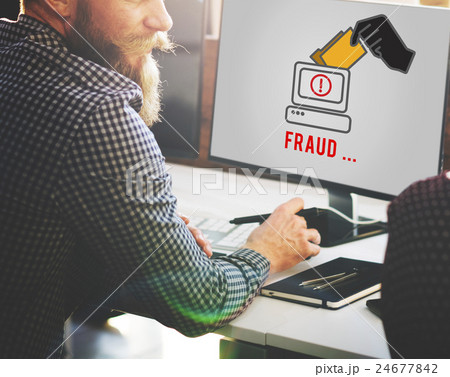 Cyber Attack Crime Fraud Phishing Hacker Security System Concept Cyber Attack Crime Fraud Phishing Hacker Security System Concept 24677842