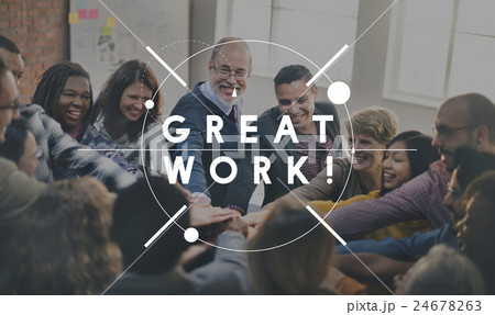 Great Work Excellent Expertise Perfect Success Concept 24678263