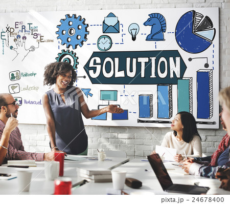 Solution Problem Solving Ideas Strategy Concept 24678400