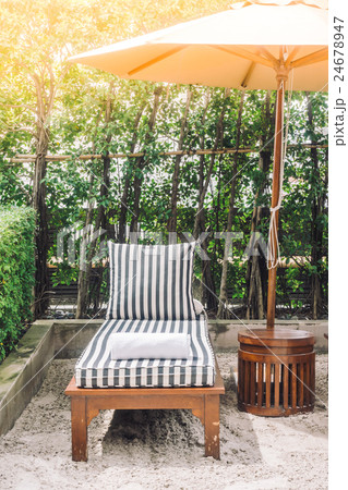 Umbrella and chair Umbrella and chair 24678947