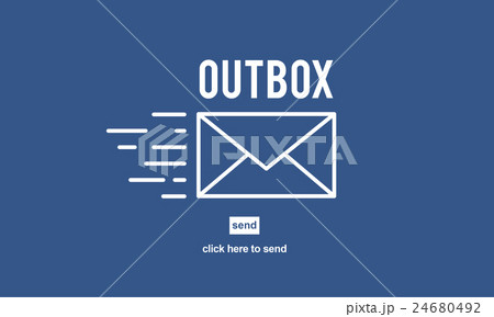 Outbox Inbox Email Connection Global Communications Concept 24680492