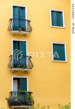 exterior of an old building 24681544