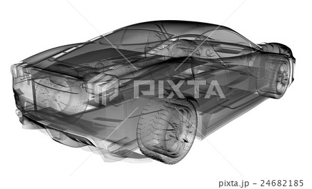 transparent sport car 24682185