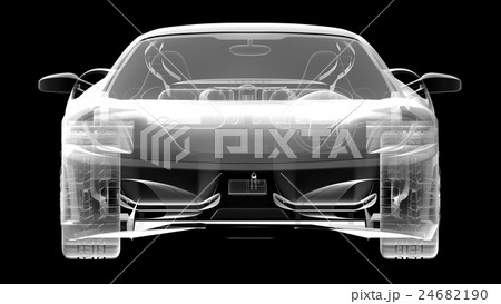 transparent sport car 24682190